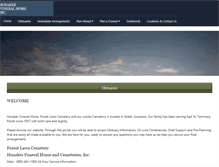 Tablet Screenshot of honakerforestlawn.com